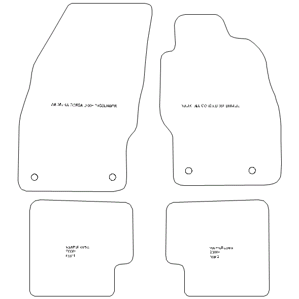 Vauxhall Corsa E Car Mats